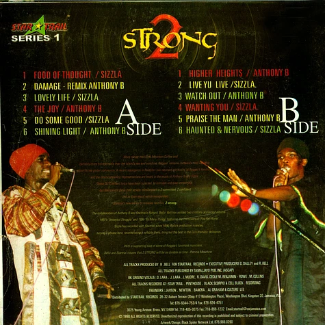 Sizzla & Anthony B - 2 Strong Series 1