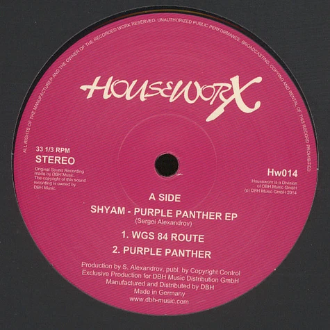 Shyam - Purple Panther EP