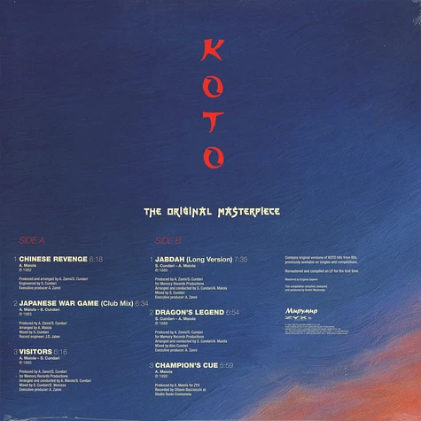 Koto - The Original Masterpiece
