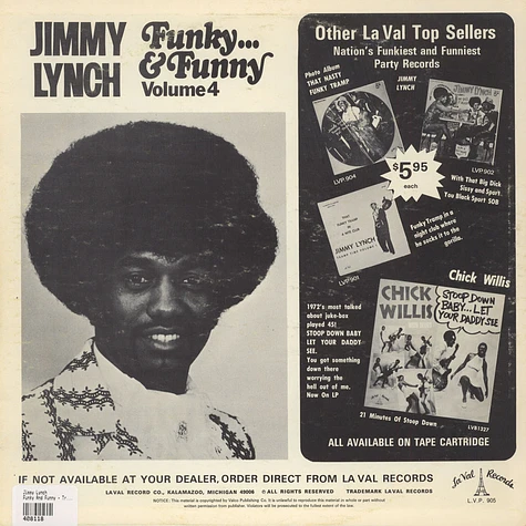 Jimmy Lynch - Funky And Funny - Tramp Time Volume 4