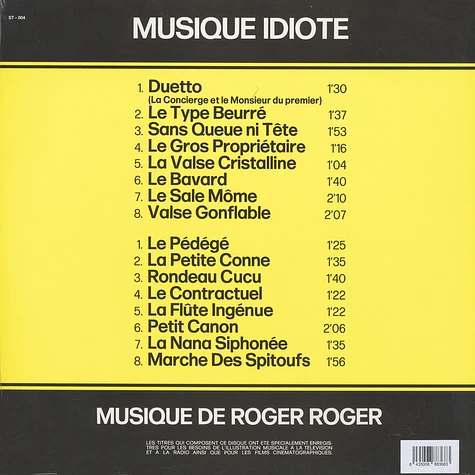 Roger Roger - Musique Idiote