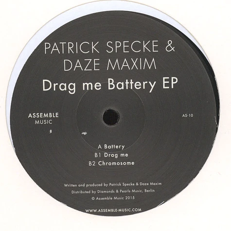 Patrick Specke & Daze Maxim - Drag Me Battery EP