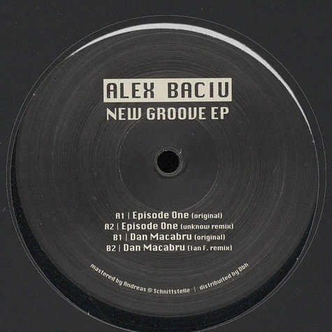 Alex Baciu - New Groove EP