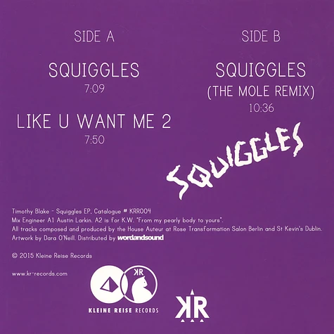 Timothy Blake - Squiggles EP The Mole Remix