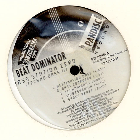 Beat Dominator - Bass Station Zero (Techno-Bass II)
