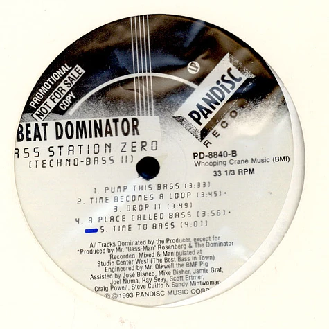 Beat Dominator - Bass Station Zero (Techno-Bass II)