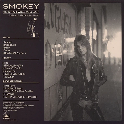 Smokey - How far Will You Go? The S &M Recordings '73
