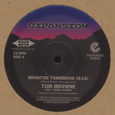 Tom Browne - Brighter Tomorrow