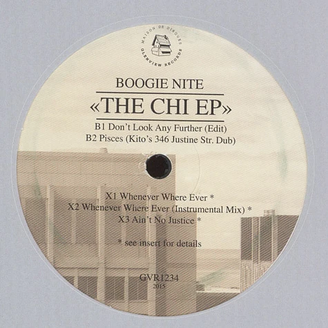 Boogie Nite - The Chi EP