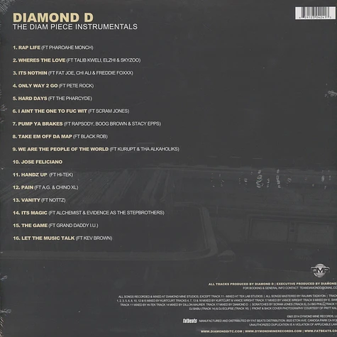 Diamond D - The Diam Piece Instrumentals
