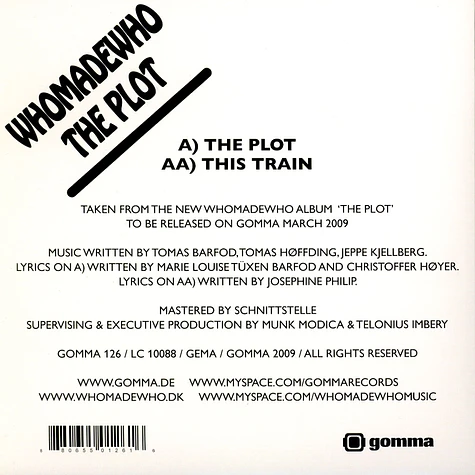 WhoMadeWho - The Plot / This Train