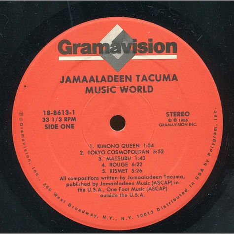 Jamaaladeen Tacuma - Music World