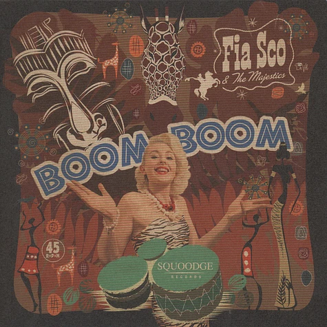 Fia Sco & The Majestics - Boom Boom / Garbage Green Vinyl Edition