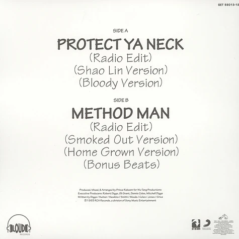 Wu-Tang Clan - Protect Ya Neck Split Yellow & Black Vinyl Edition