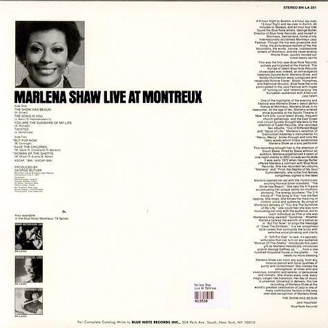 Marlena Shaw - Live At Montreux