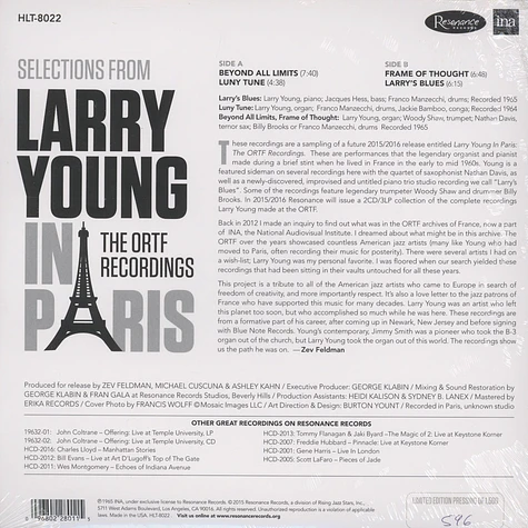 Larry Young - In Paris: The O.R.T.F. Recordings