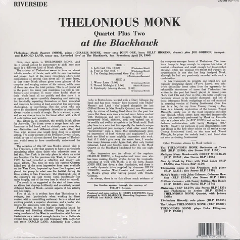 Thelonious Monk - At The Blackhawk
