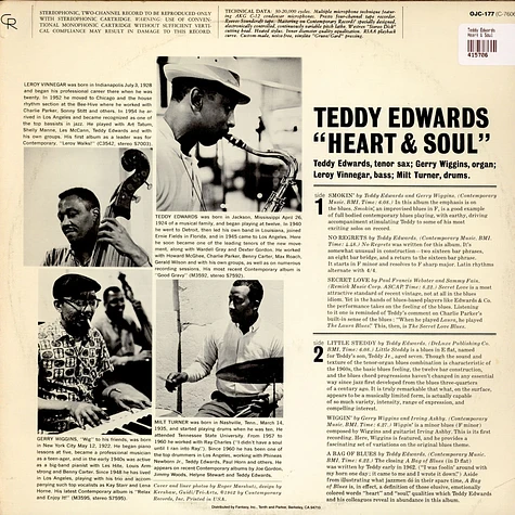 Teddy Edwards - Heart & Soul
