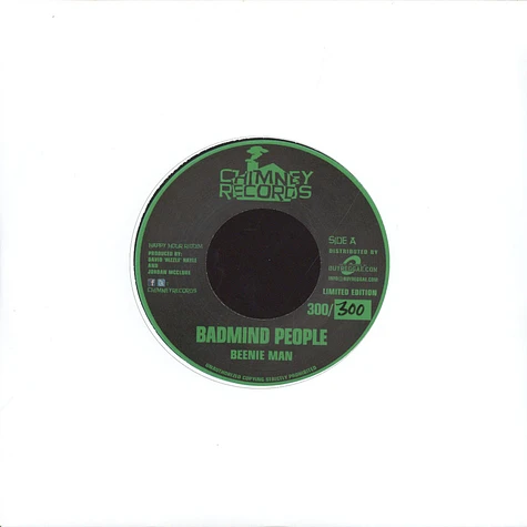 Beenie Man / Chimney - Badmind People / Instrumental