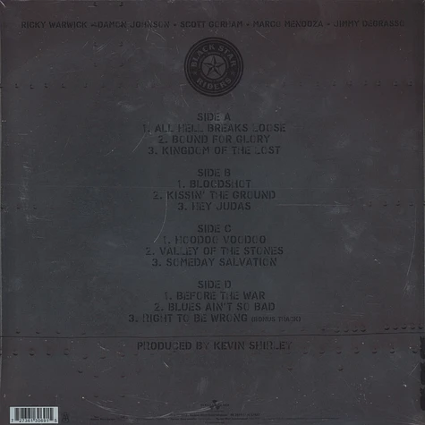 Black Star Riders - All Hell Breaks Loose Clear Vinyl Edition