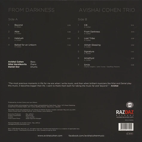 Avishai Cohen - From Darkness