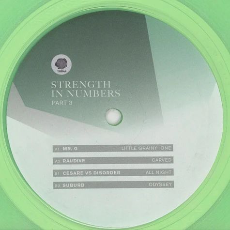 V.A. - Strength In Numbers Part 3 Green Vinyl Edition