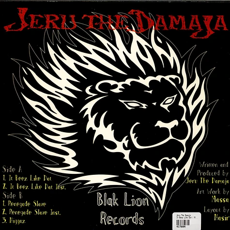 Jeru The Damaja - It Beez Like Dat / Renegade Slave