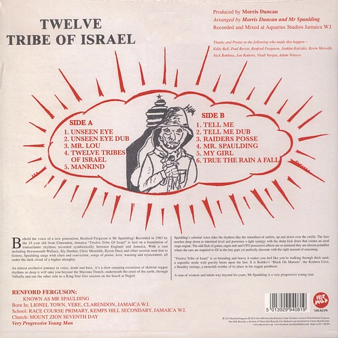 Mr. Spaulding - Twelve Tribe Of Israel