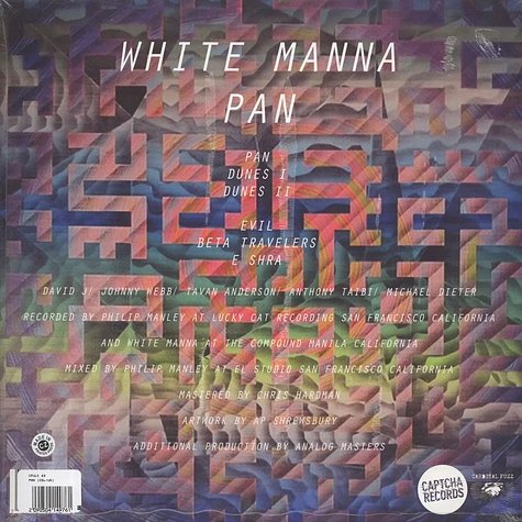 White Manna - Pan Colored Vinyl Edition