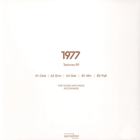 1977 - Textures EP