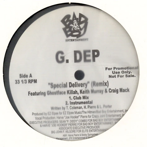 G-Dep - Special Delivery (Remix)