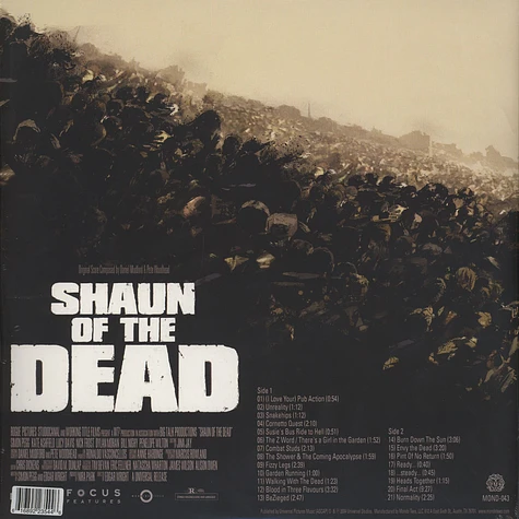 Daniel Mudford & Pete Woodhead - OST Shaun Of The Dead Red Vinyl Edition