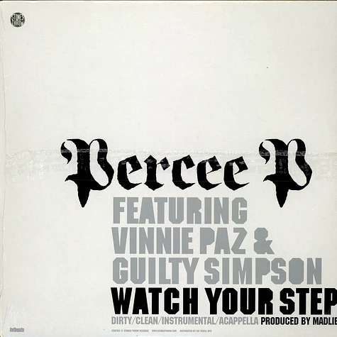 Percee P Featuring Vinnie Paz & Guilty Simpson - Watch Your Step