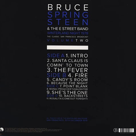Bruce Springsteen - Winterland Night Volume 2