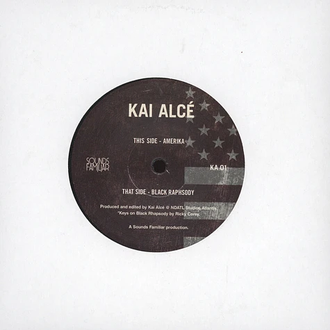 Kai Alce - Amerika / Black Rhapsody