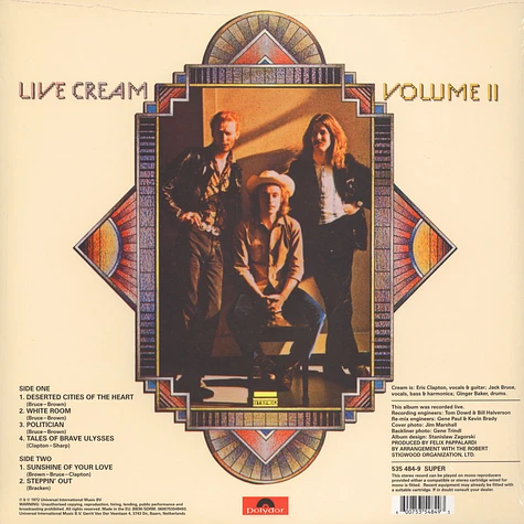 Cream - Live Cream Volume 2