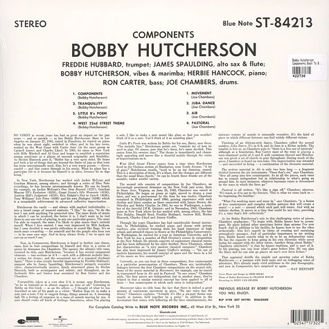 Bobby Hutcherson - Components Back To Blue Edition