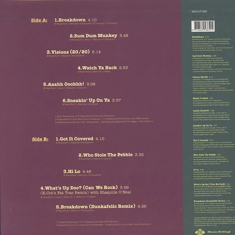 Fu-Schnickens - Nervous Breakdown Colored Vinyl Edition