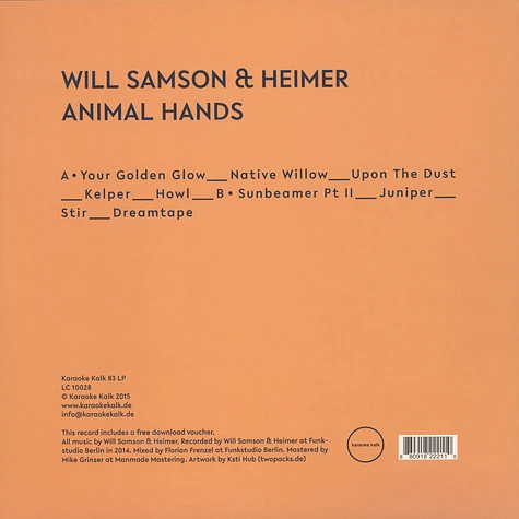 Will Samson & Heimer - Animal Hands