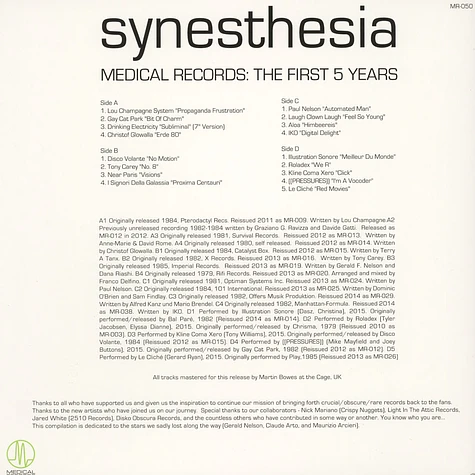V.A. - Synesthesia - The First Five Years