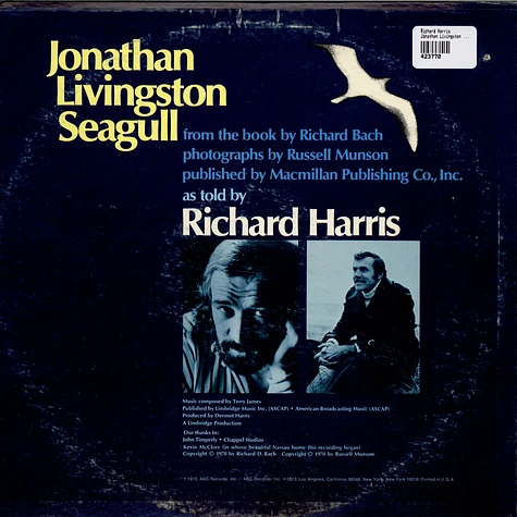 Richard Harris - Jonathan Livingston Seagull