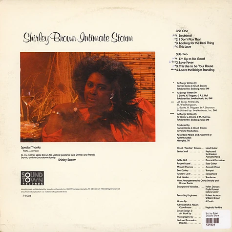 Shirley Brown - Intimate Storm