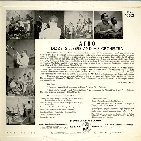 Dizzy Gillespie And His Orchestra - Afro