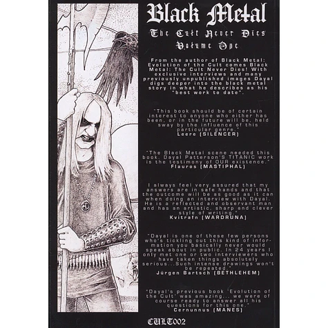 Dayal Patterson - Black Metal: The Cult Never Dies Volume 1