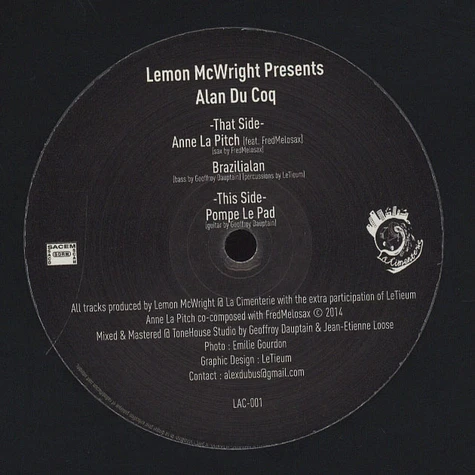 Lemon McWright - Alan Du Coq EP