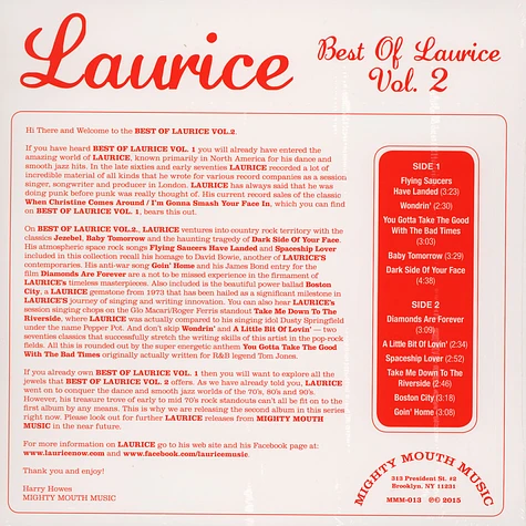 Laurice - Best Of Laurice Volume 2
