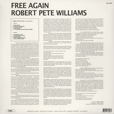 Robert Pete Williams - Free Again