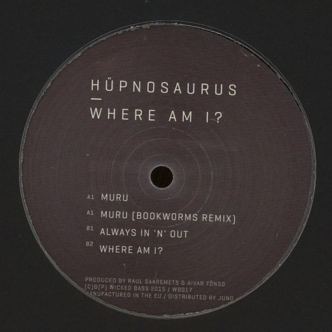 Hupnosaurus - Where Am I? EP