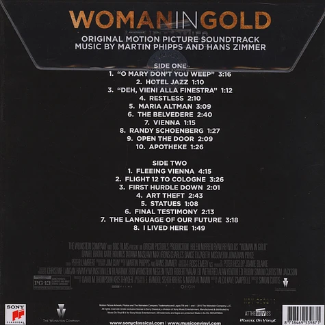 Hans Zimmer & Martin Phipps - OST Woman In Gold Gold Vinyl Edition