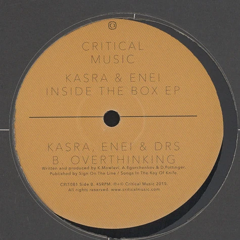 Kasra & Enei - Inside The Box EP